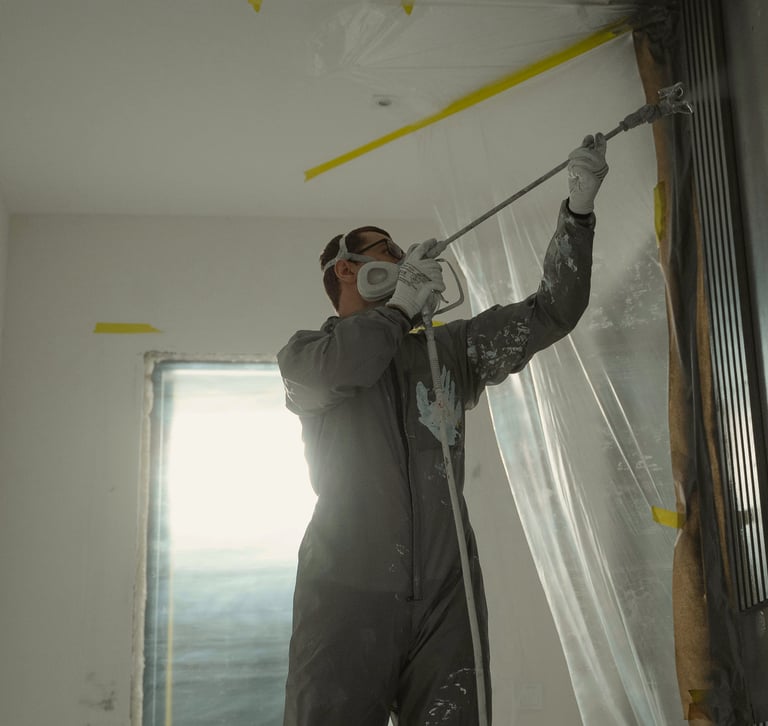 Trabajo de pintura residencial 