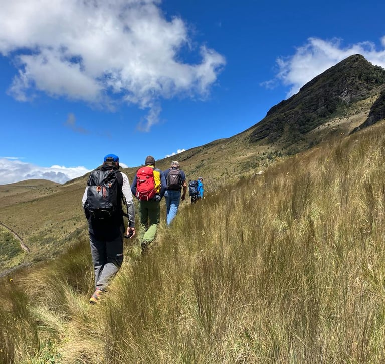 on the way to Pasochoa