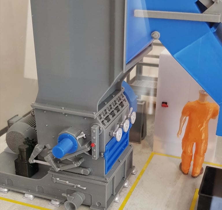 technical model figurine details GSH ZERMA shredder