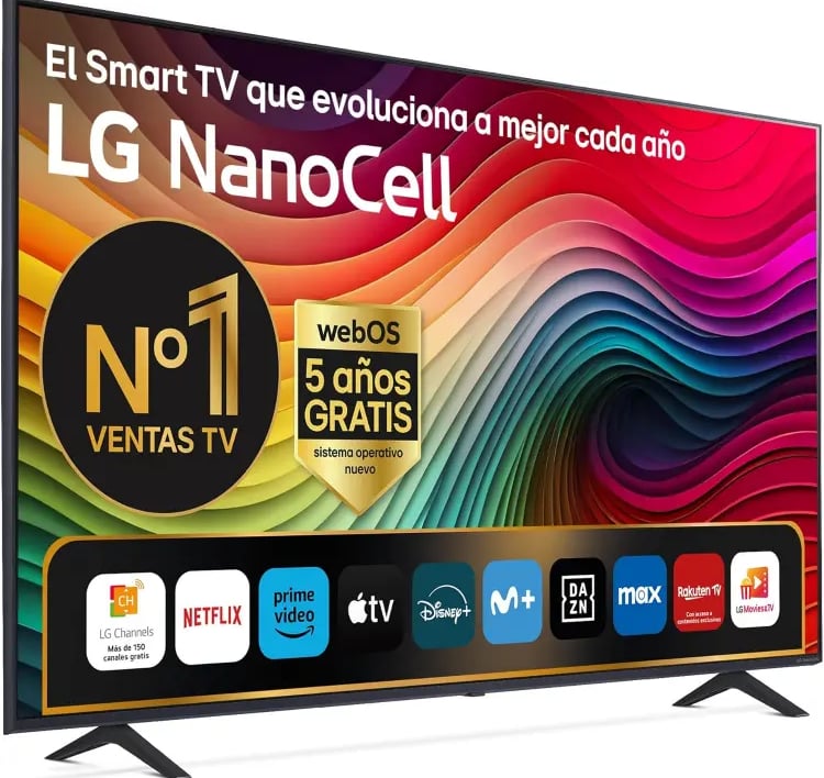 LG 55NANO81T6A 55", 4K NANOCELL, Smart TV, HDR10, WebOS24, Serie 81