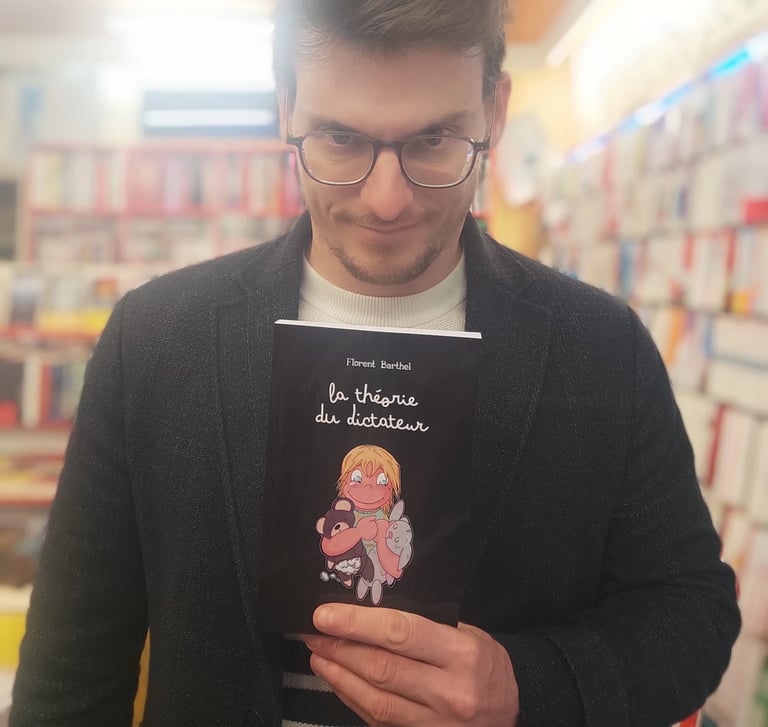 Florent Barthel et son troisième roman.