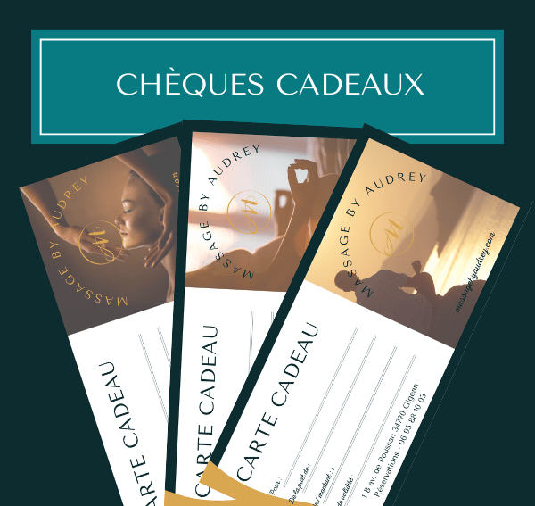 chèque cadeau massage, carte cadeau massage