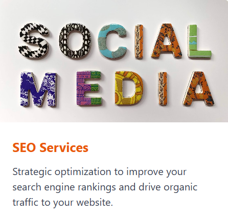 a graphic portraying the words social media, with words below