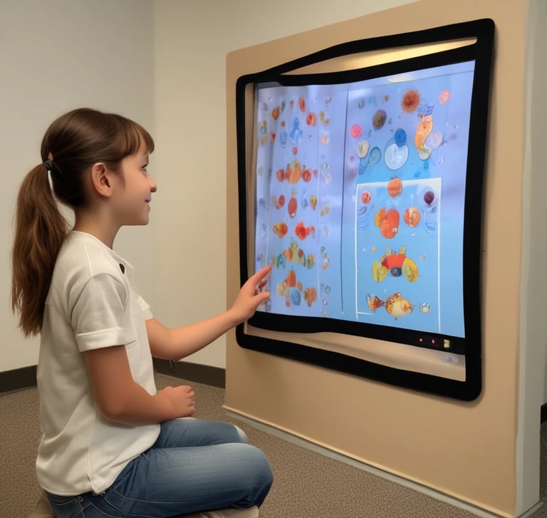 A professional consultation setting with a medical professional sitting at a desk facing a client. The room has a modern aesthetic with white walls decorated with framed certificates. The desk is organized with office supplies, a laptop, and a fruit bowl in the center.