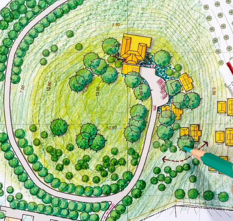 Peyzaj proje, çizim, manisa peyzaj, peyzaj tasarım