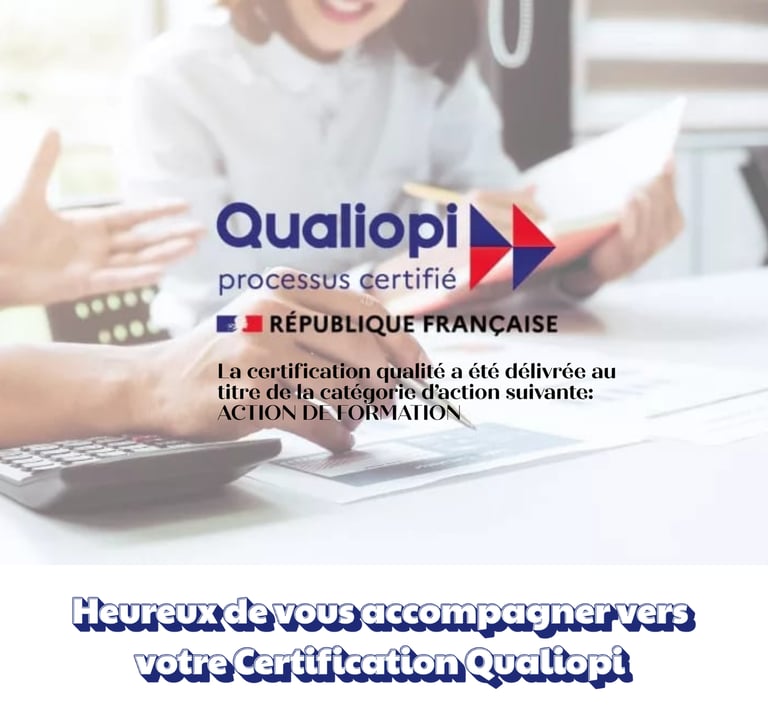 Qualiopi - accompagnement vers la certification Qualiopi