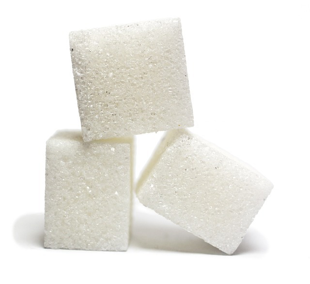 Sweet sugar cubes
