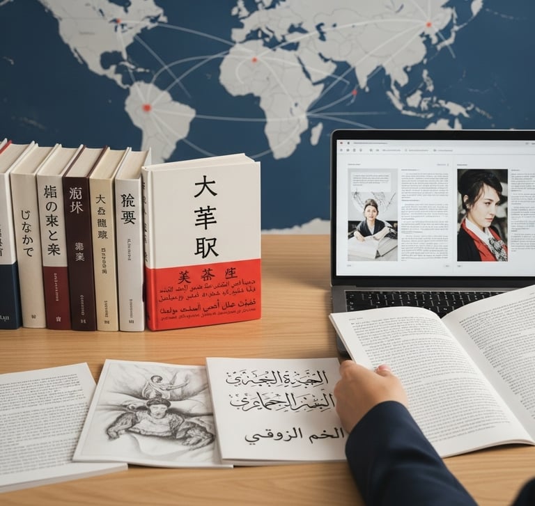 Book translation and multilingual publishing for global author reach