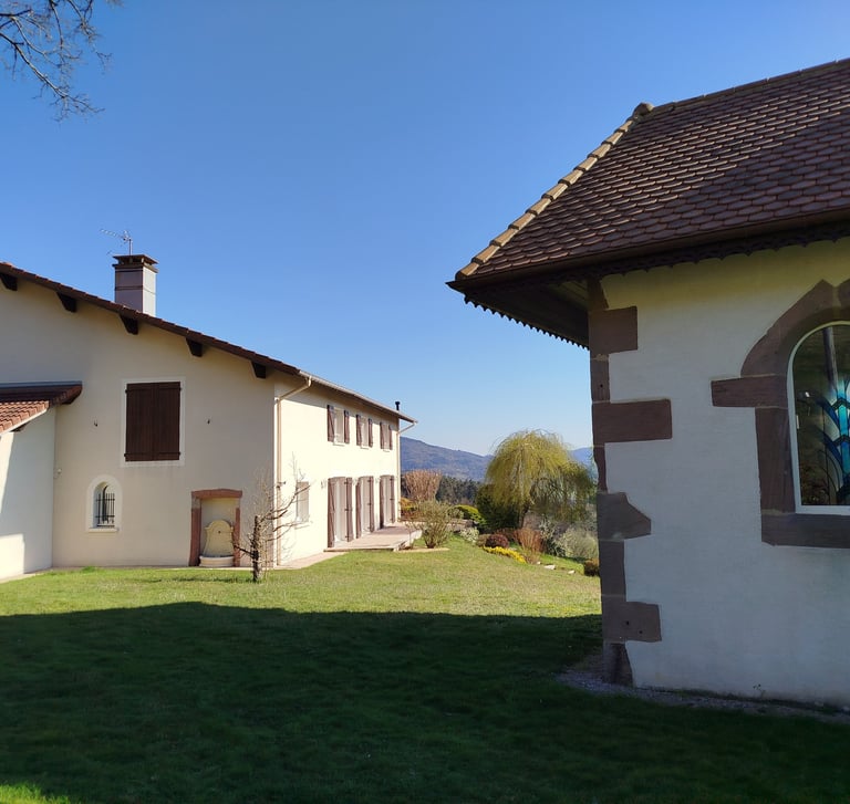 arrière de la propriété côté chapelle