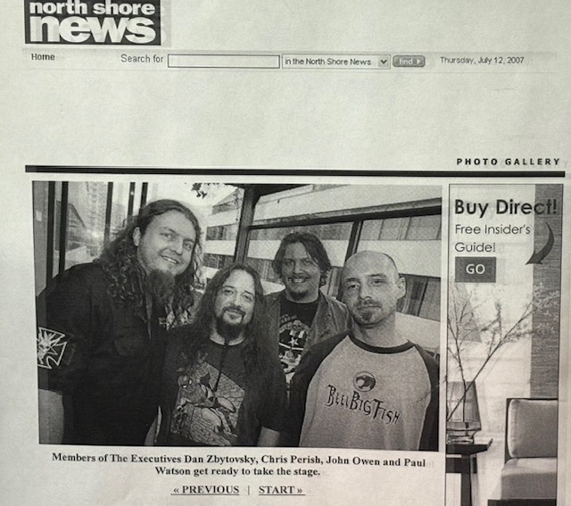 The Executives featured on North Shore News