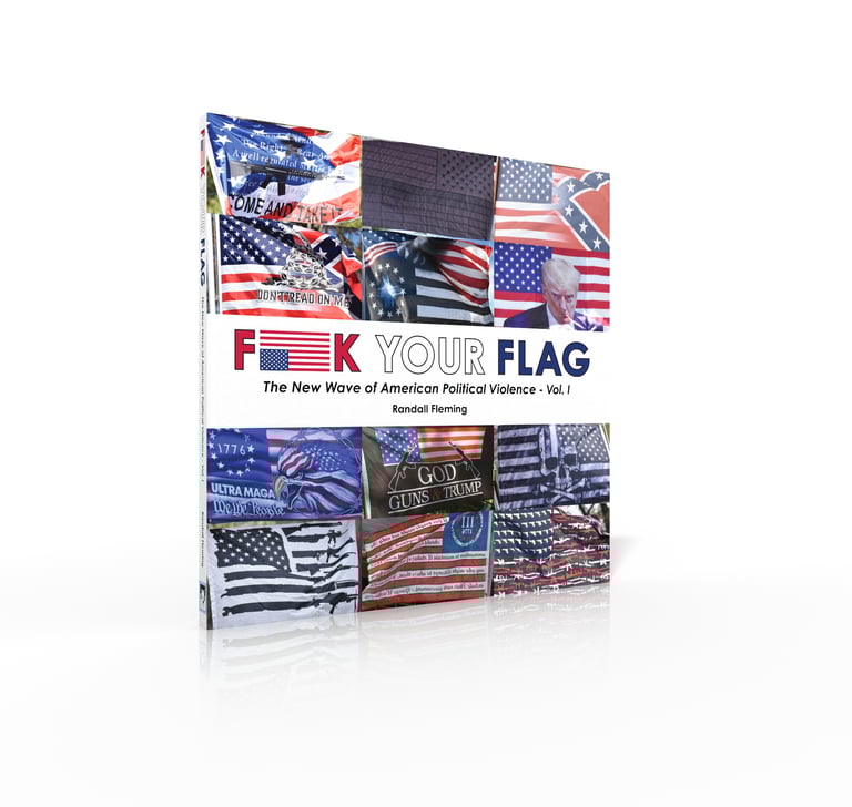FUCK YOUR FLAG cover, flags, desecration, J6, insurrection