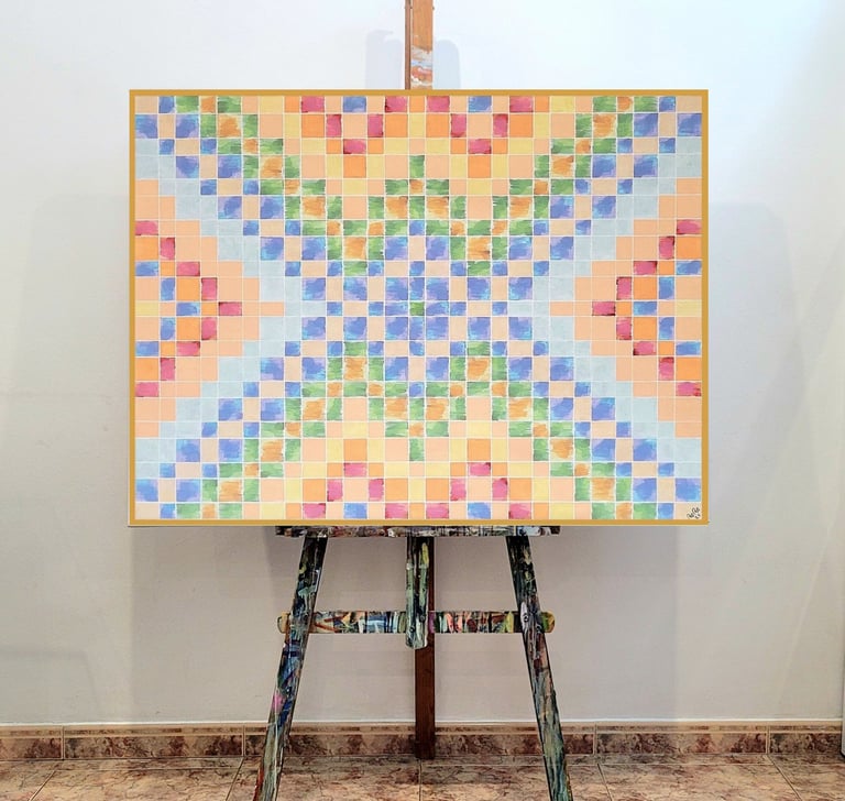 Aspa, en el caballete