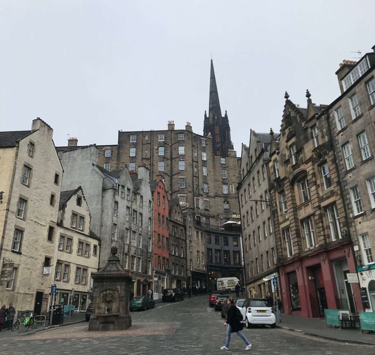 Victoria Street à Edimbourg
