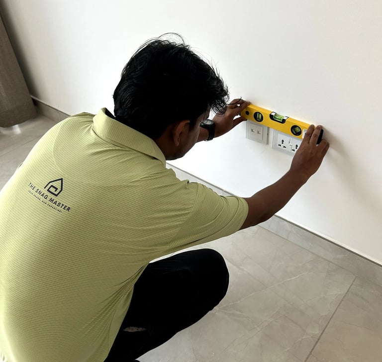 Property inspection done by engineer in Sharjah