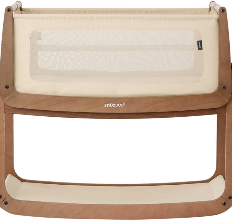 nüzPod 5 co-sleeper in walnoothout