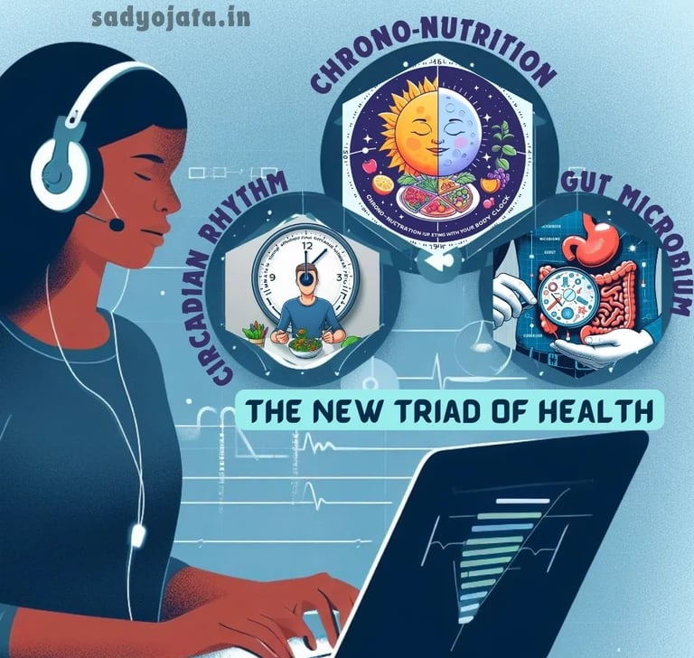 “The New Triad of Health: Circadian Rhythm, Chrono-nutrition, and Gut Microbiome”