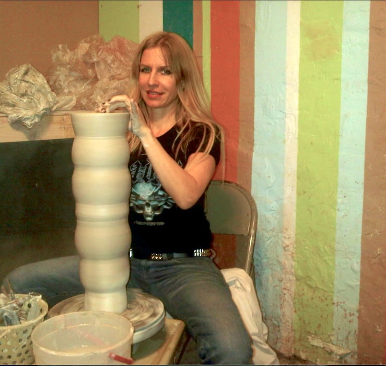 ceramics pottery by eve hennessa at potters wheel