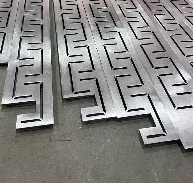 peças com precisão corte a laser em aço inox