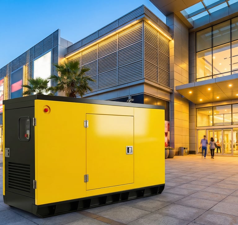 Diesel Generator at commercial spaces