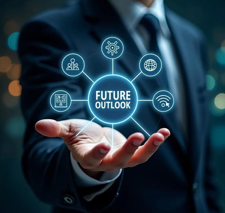 A bright pathway leading towards the future, symbolizing The Mytians' vision of empowering learners and revolutionizing edu.