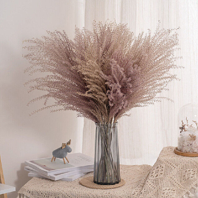 Natural Dried Flower Bouquet Flores Pampas Bunch Wedding Home Decor