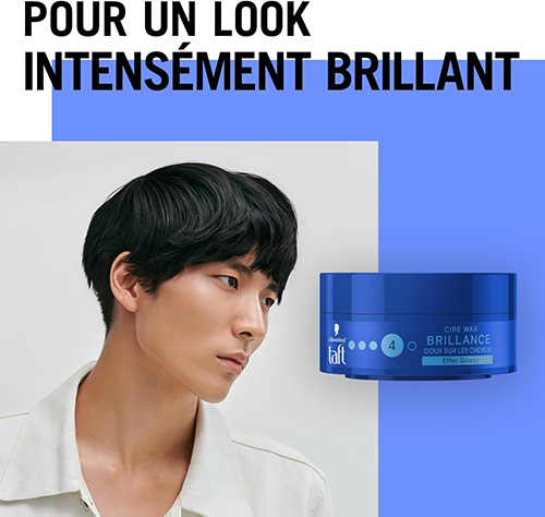 garçon de profil et pot de gel