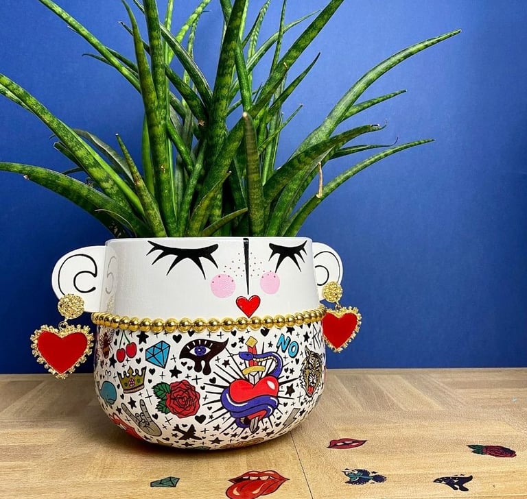 Cache pot Mes Drôles de Dames