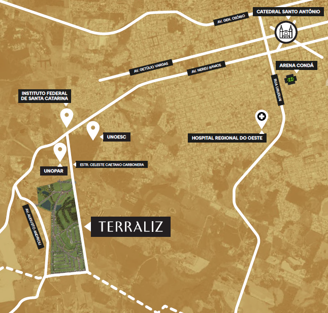 localização terraliz chapeco