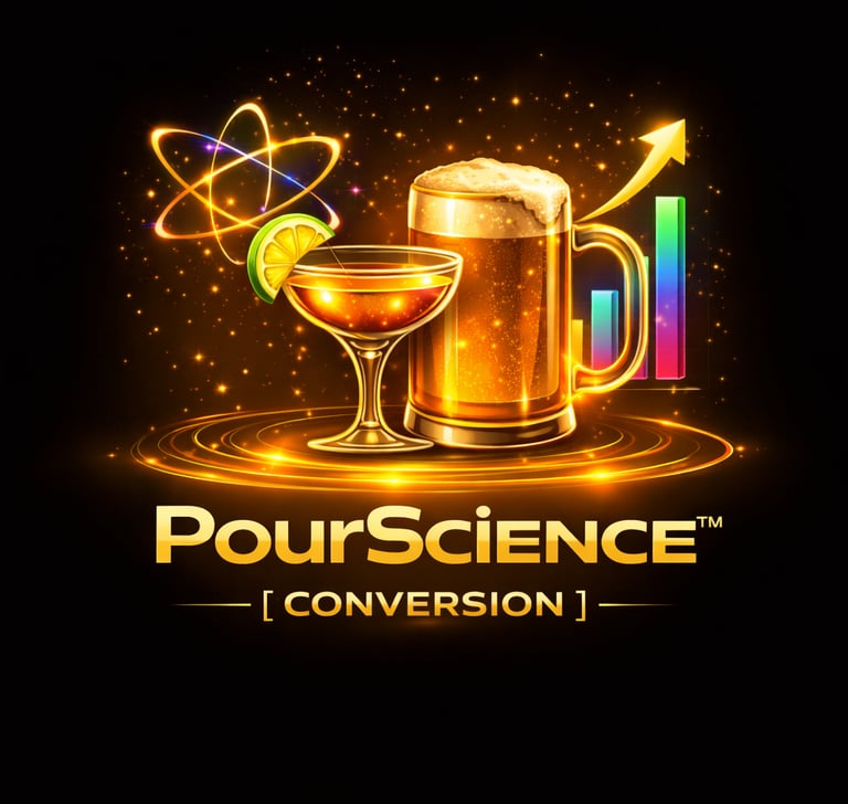 Pour Science Conversion tool showing how brand interaction turns into measurable business results