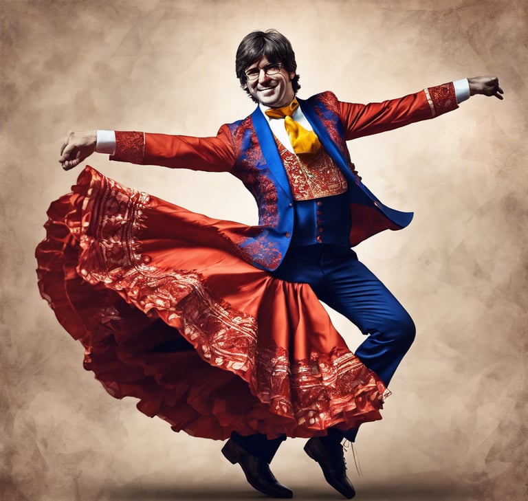 puigdemont que se apunte a clases de flamenco