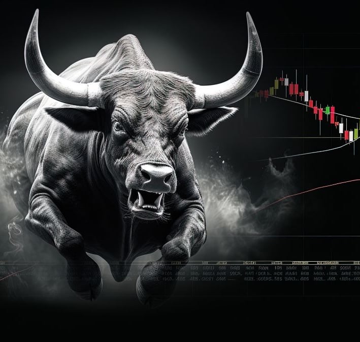 a bull bull with a bullishing bullishing