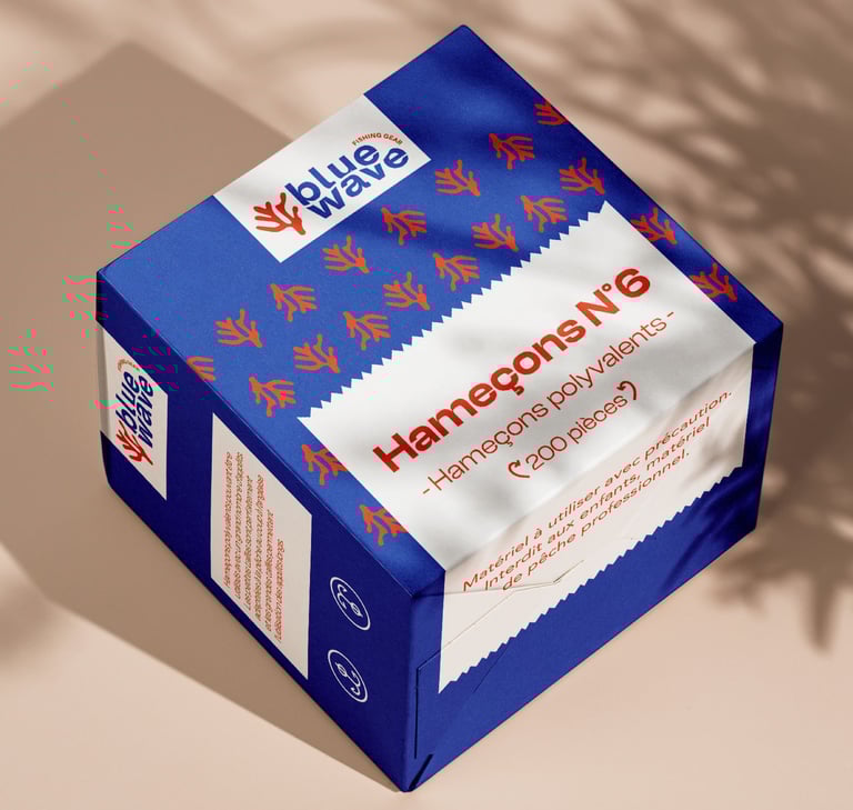 Packaging Blue wave par Soleado studi