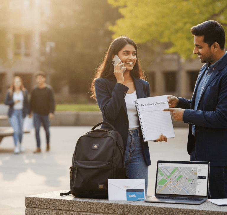 Post-arrival support services - 24/7 helpline for first 30 days, settlement guidance, and administrative setup assistance