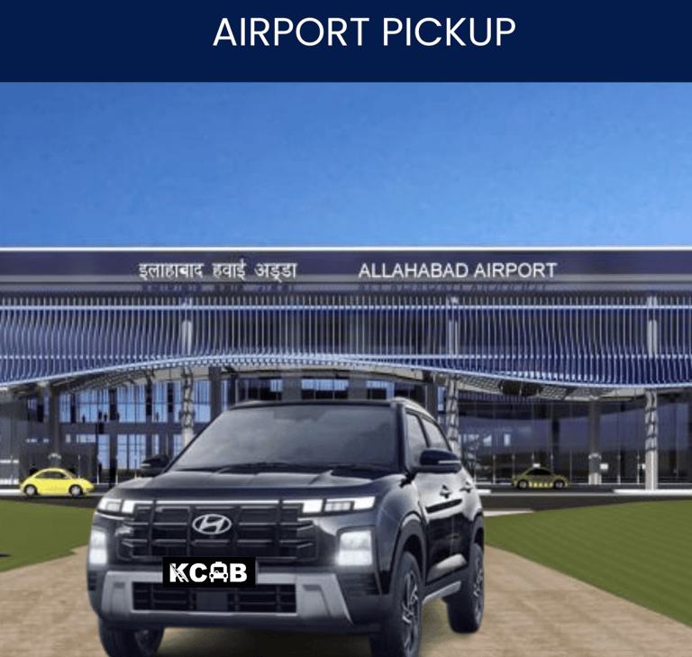 airport taxi service in pryagraj, cab service prayagraj