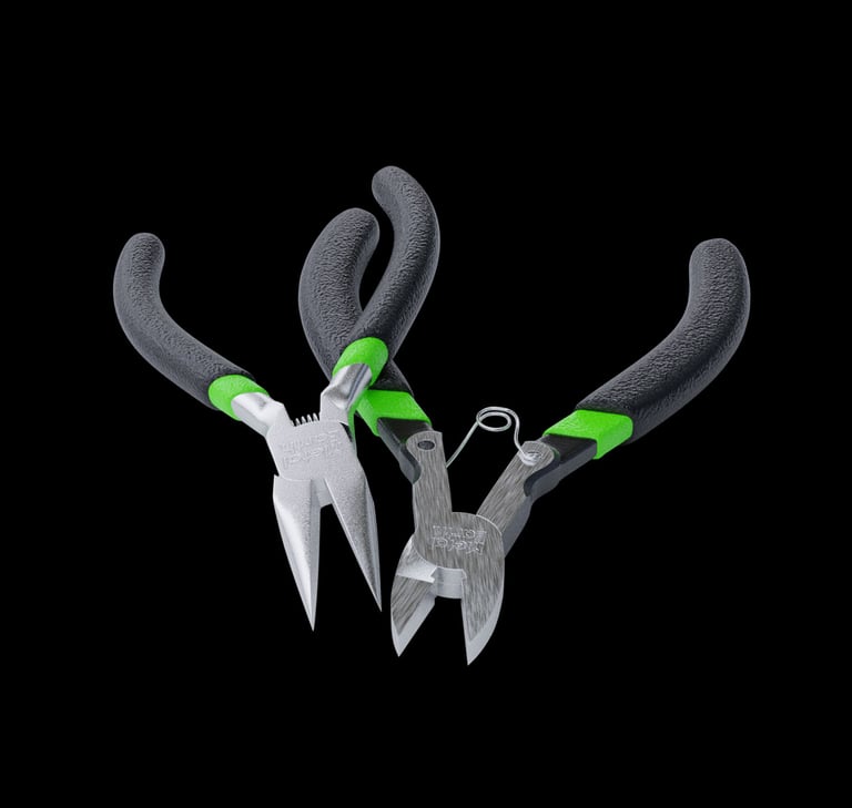 Metal earth tools 3d render