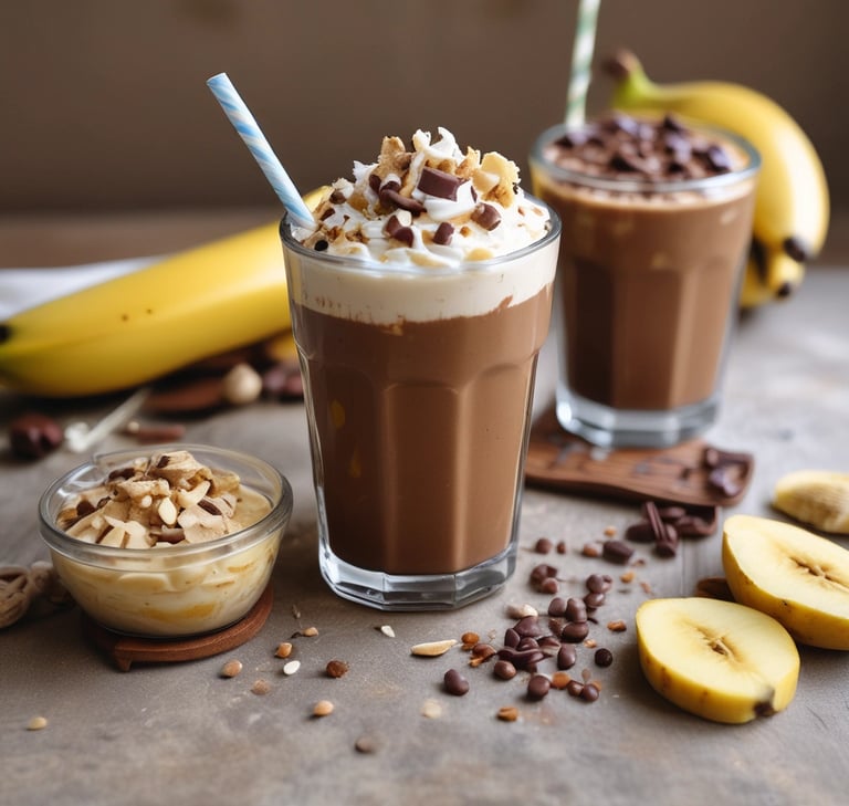 Chocolate Peanut Butter Banana