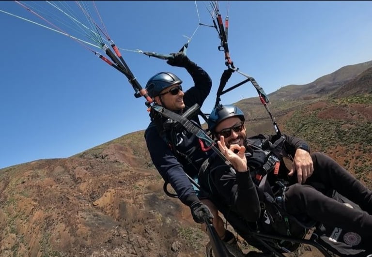 Excursión accesible en Teide con parapente adaptado