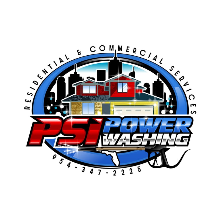 official logo PSI POWER WASHING FORT LAUUDERDALE