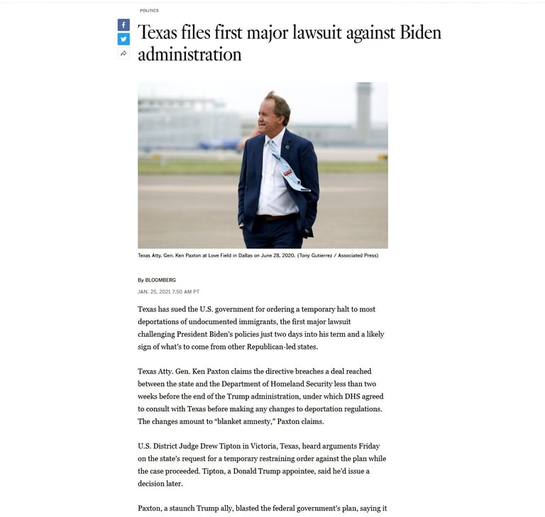 Greg Abbott sues Biden, Texas sues Biden, Biden overreach, Project GAS, Project Give a shit