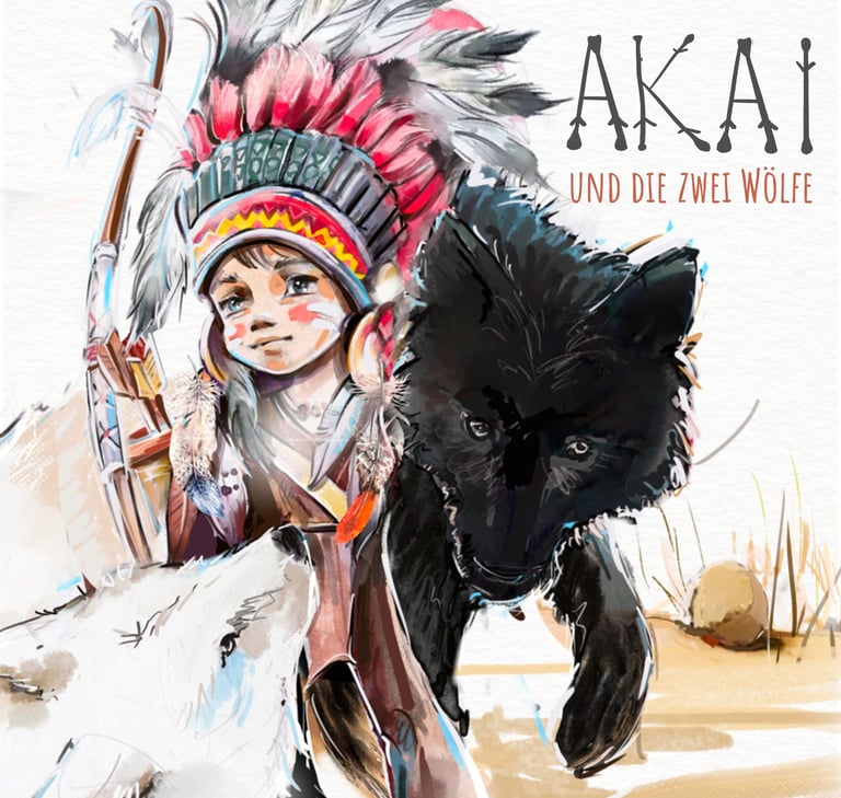 Akai und die zwei Wölfe