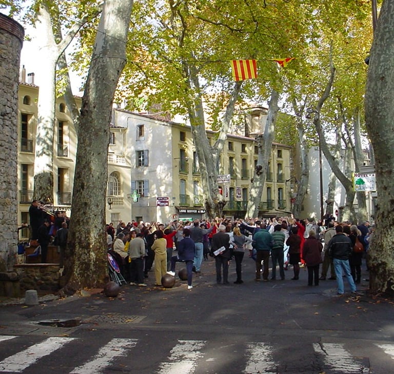 Sardana dancing at Céret