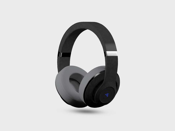 a pair of headphones with a bluetoothed headphones