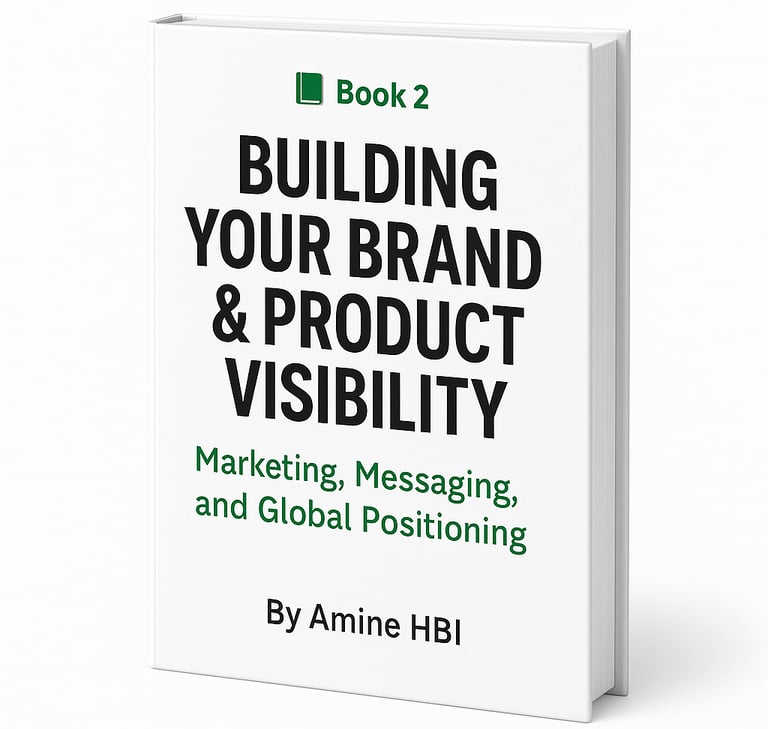 a book cover of building your brand and product