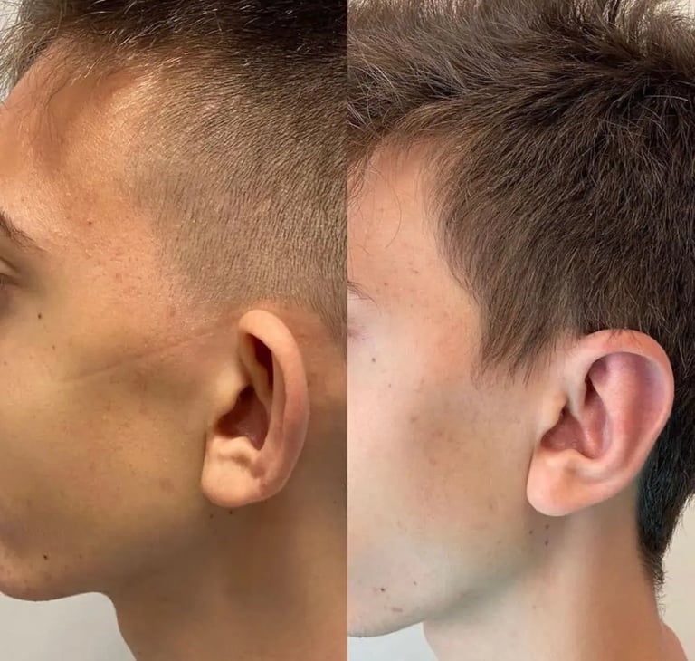 otoplasty before after photos in Antalya, Turkey