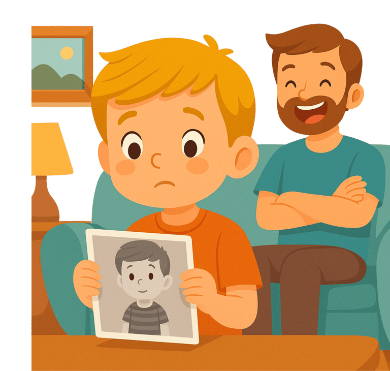 Papá, ¿tú también eras niño en blanco y negro?