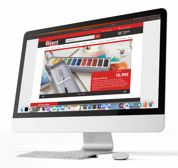 web site for the "geant des beaux arts"