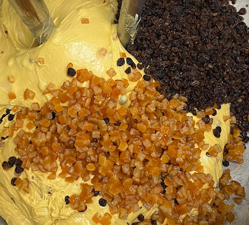 Panettone de frutas cristalizadas