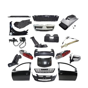 Nissan vehicle body parts including doors, bumper, lights, and exterior panels