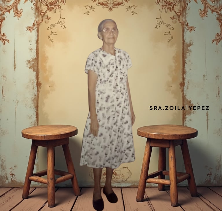 Sra. Zoila Yepes QEPD. Comadrona del Pueblo de San Josè e Lata