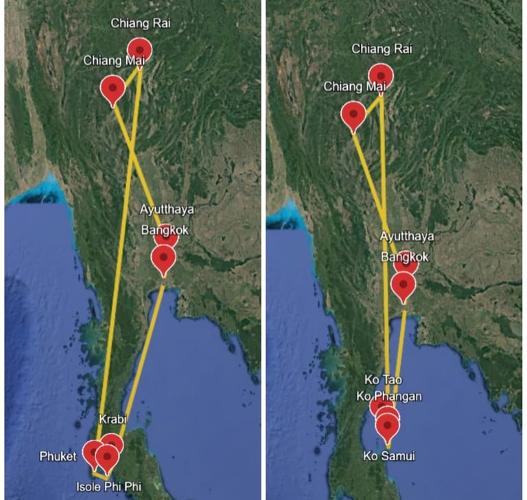 Itinerario di 2 settimane in Thailandia tra templi e mare